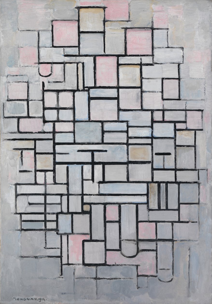 Composición No. IV de Piet Mondrian