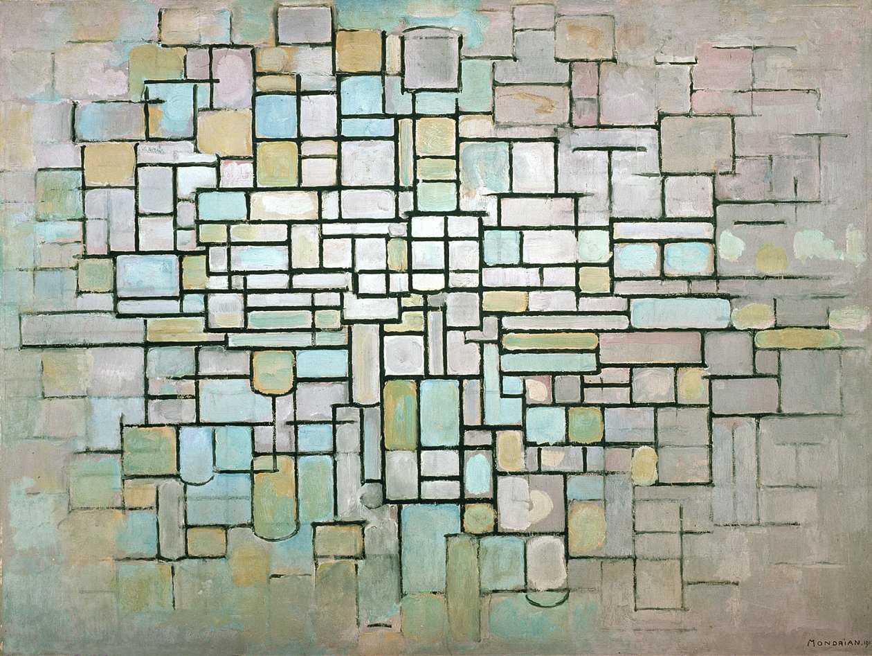 Composición No.II, 1913 de Piet Mondrian