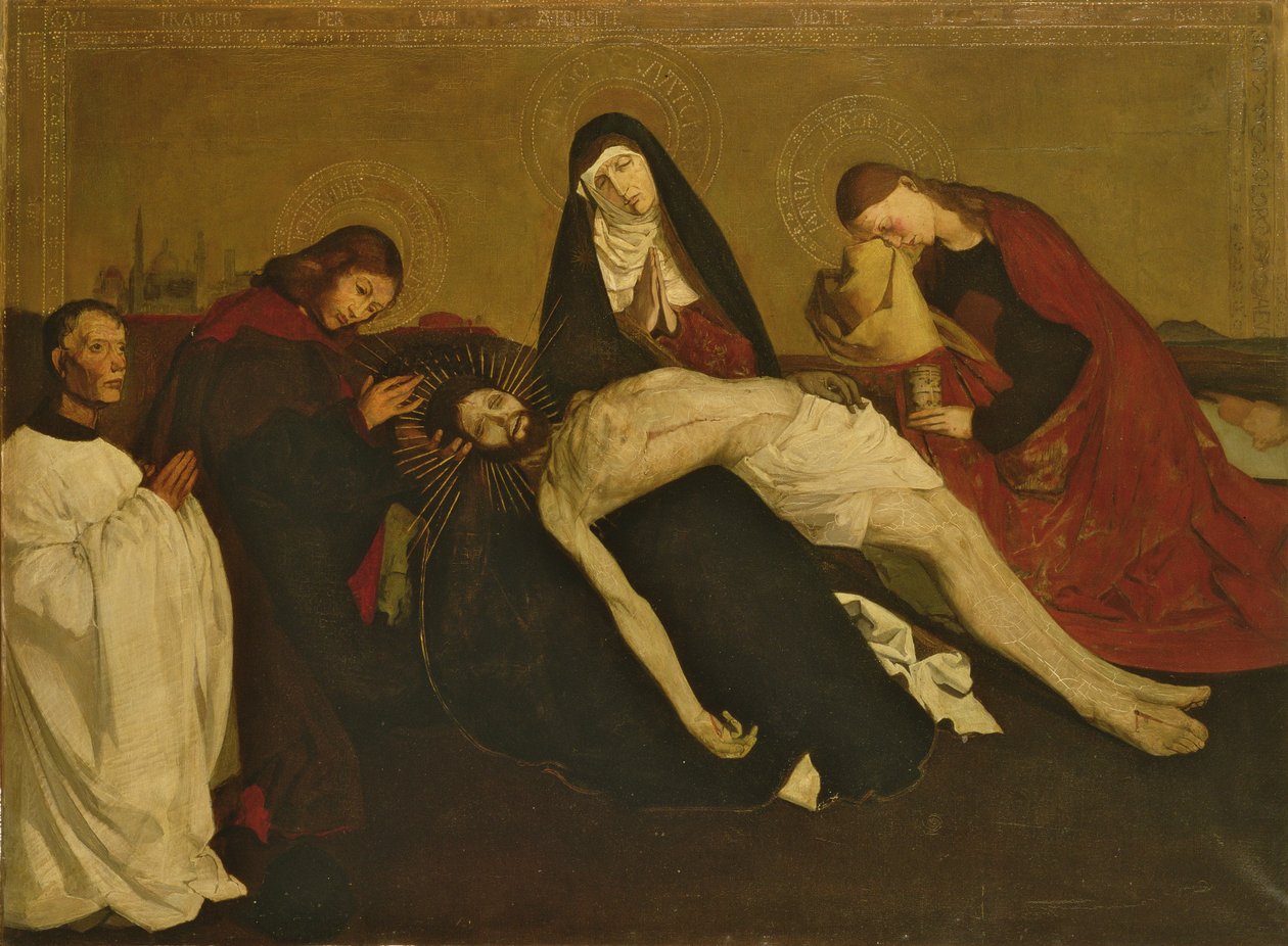 Copia de la Piedad de Villeneuve-Les-Avignon de Piet Mondrian