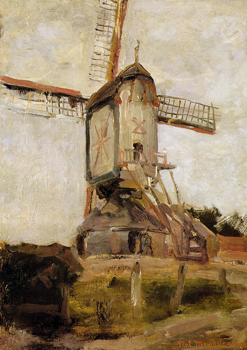 Molino de poste en Heeswijk de Piet Mondrian