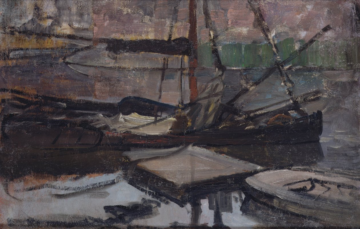Stadhouderskade cerca de la Casa de Detención de Ámsterdam, 1899-1900 de Piet Mondrian