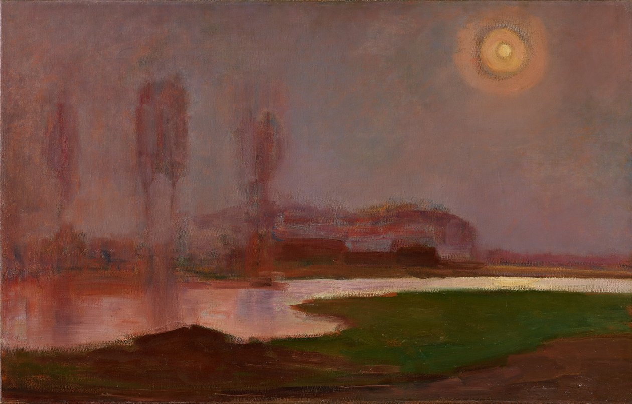 Noche de verano, 1907 de Piet Mondrian