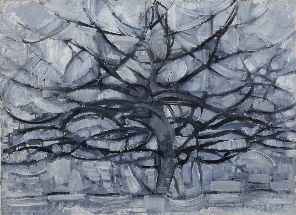 El árbol gris, 1911 de Piet Mondrian