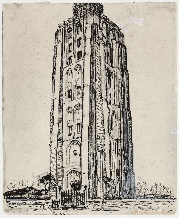Faro en Westkapelle de Piet Mondrian