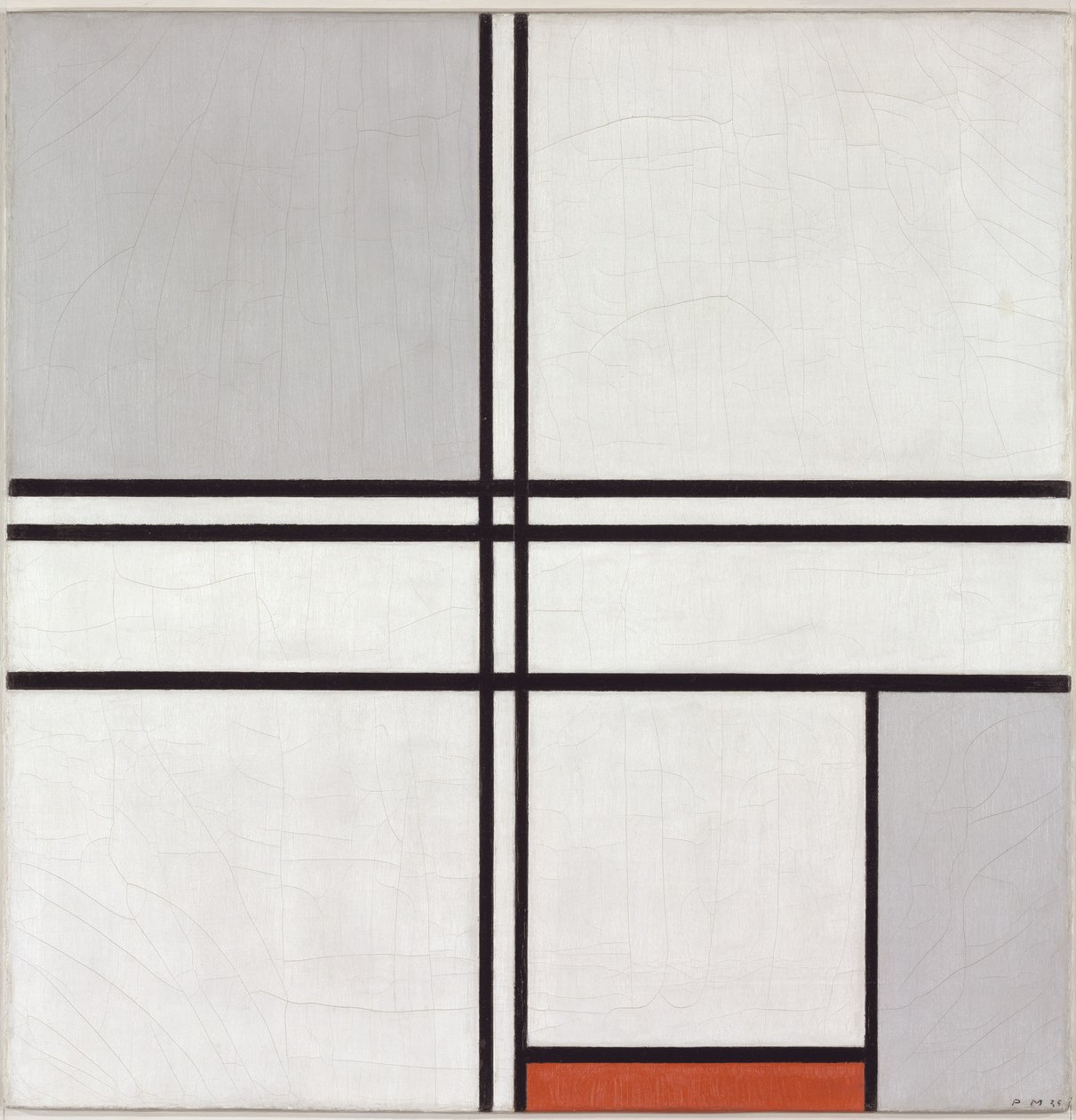 Composición de Piet Mondrian