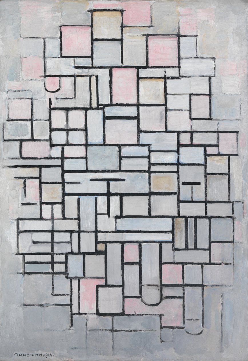 Composición No. IV de Piet Mondrian