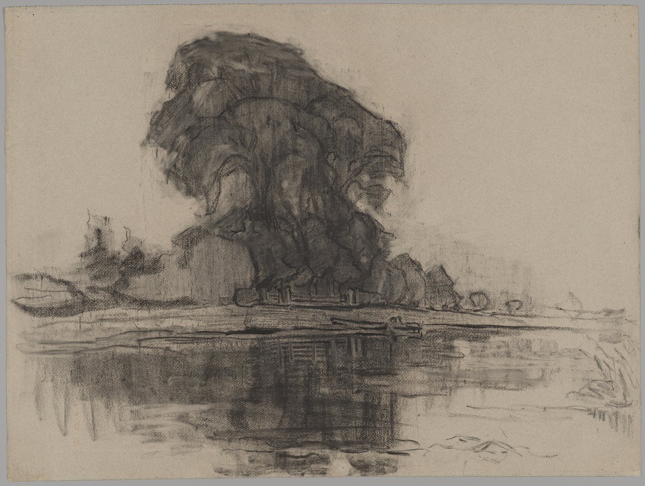Granja Landzicht: Estudio de composición de Piet Mondrian
