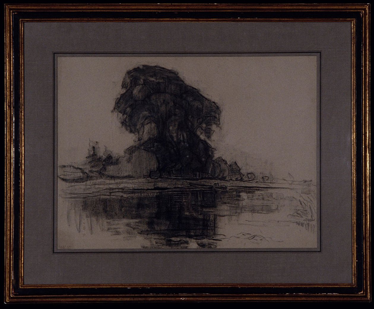 Granja Landzicht: Estudio composicional, c.1905 de Piet Mondrian