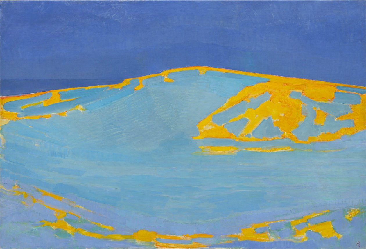Marina, 1909 de Piet Mondrian