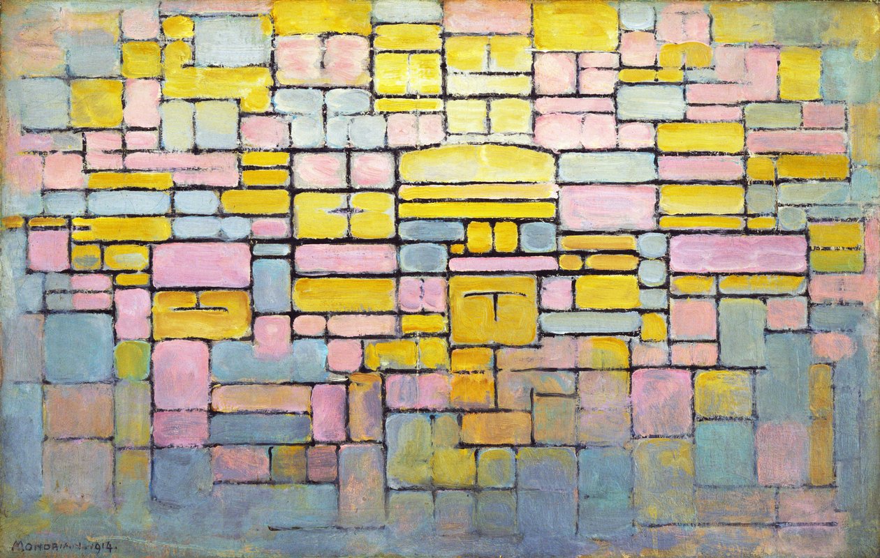 Cuadro no. 2 / Composición no. V de Piet Mondrian