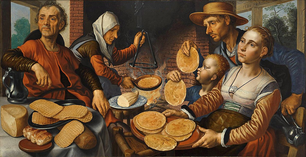 La panadería de panqueques de Pieter Aertsen