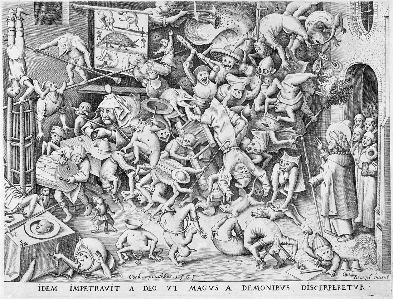 Caída del Mago de Pieter Bruegel the Elder