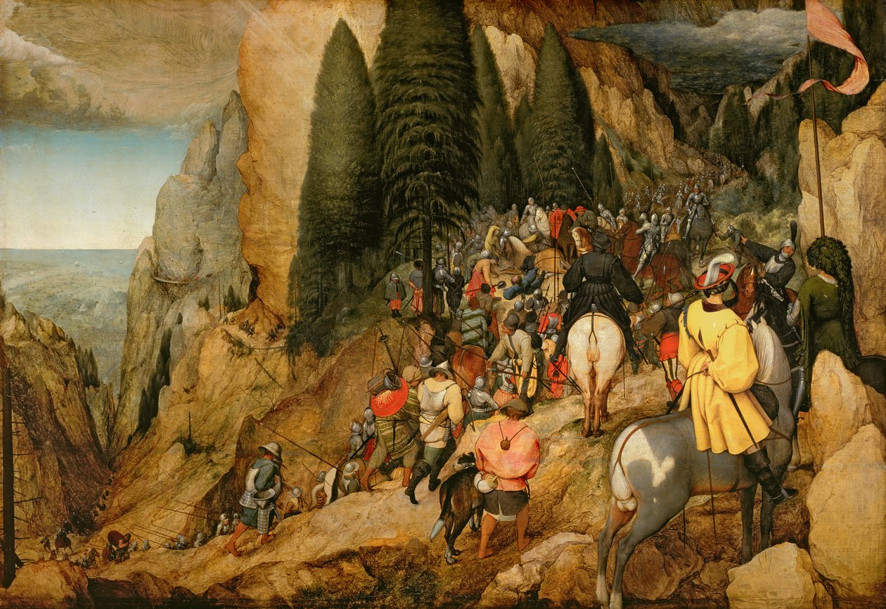 Conversión de San Pablo, 1567 de Pieter Bruegel the Elder