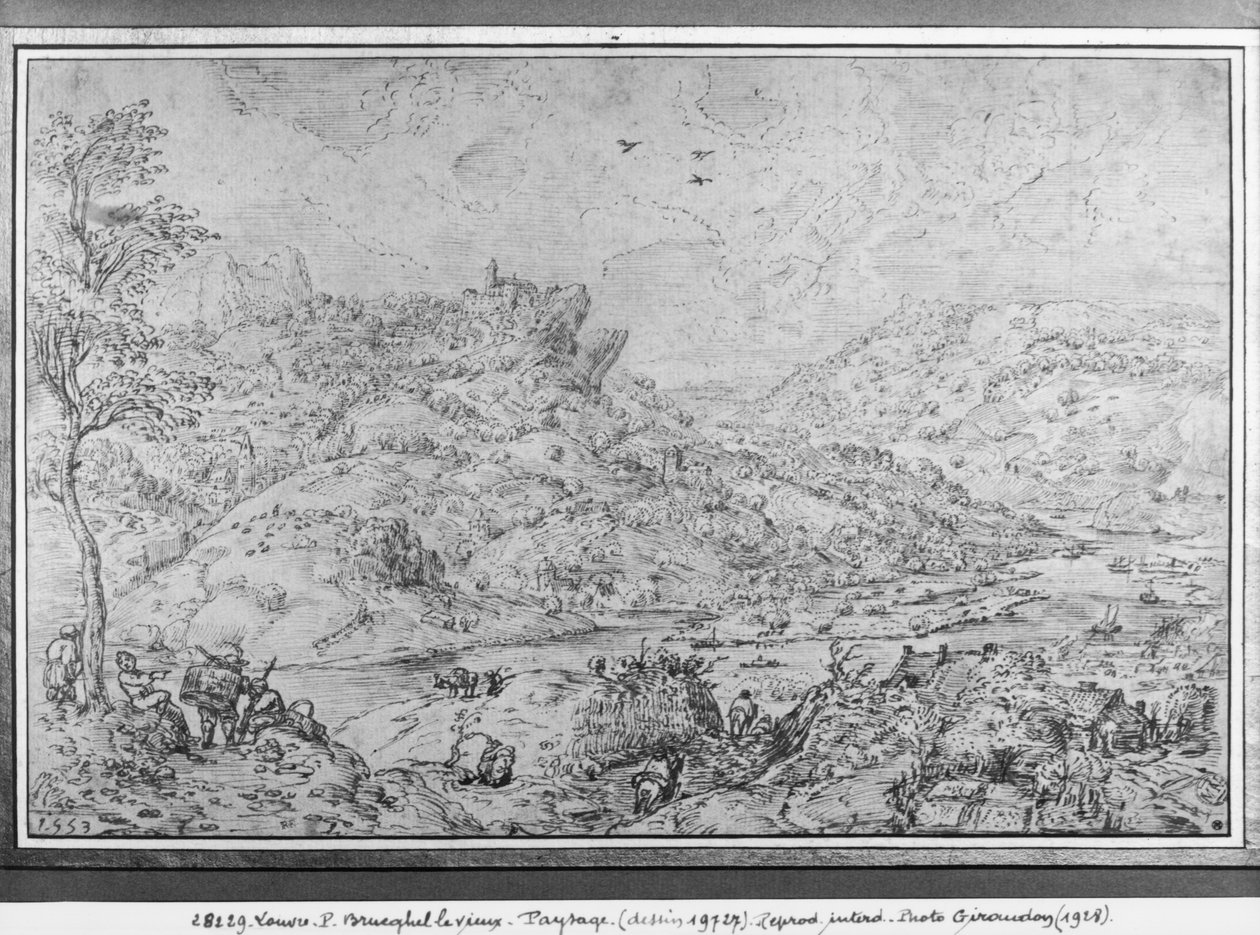 Paisaje, 1553 de Pieter Bruegel the Elder
