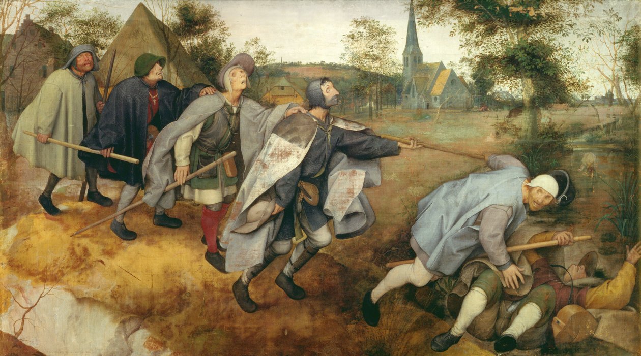 Parábola de los ciegos, 1568 de Pieter Bruegel the Elder