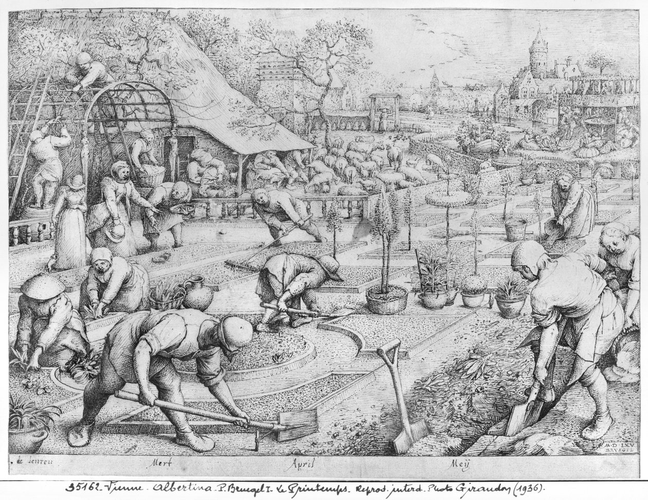 Primavera, 1565 de Pieter Bruegel the Elder