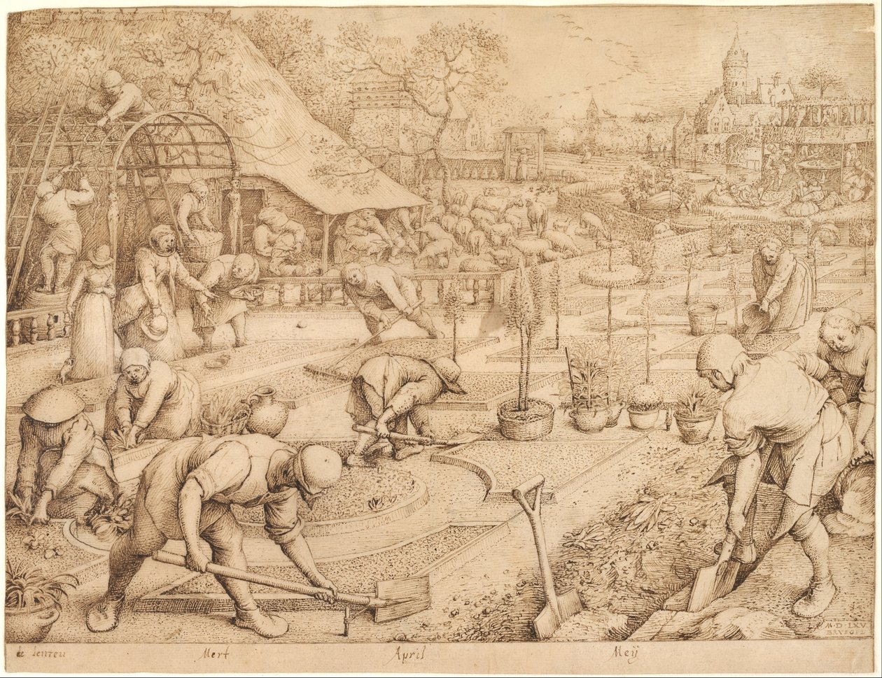 Primavera, 1565 de Pieter Bruegel the Elder