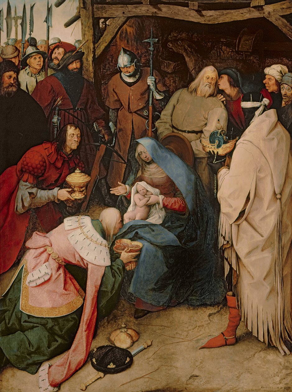 La adoración de los reyes, 1564 de Pieter Bruegel the Elder