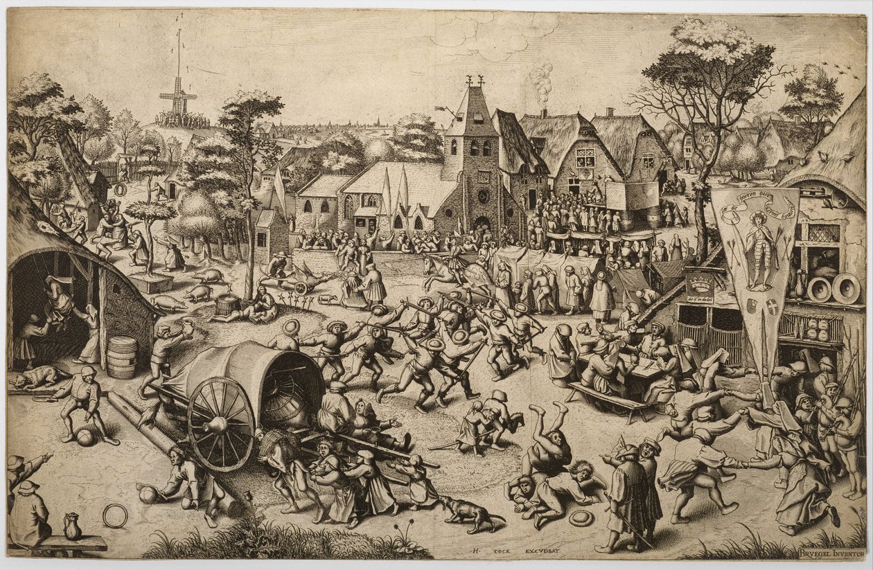 La Feria del Día de San Jorge de Pieter Bruegel the Elder