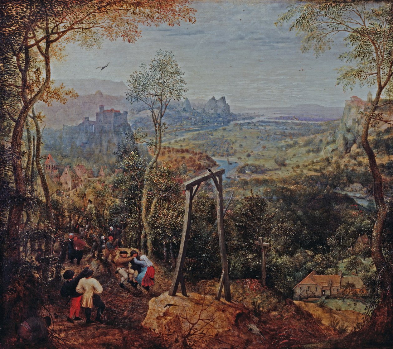 La urraca en la horca de Pieter Bruegel the Elder