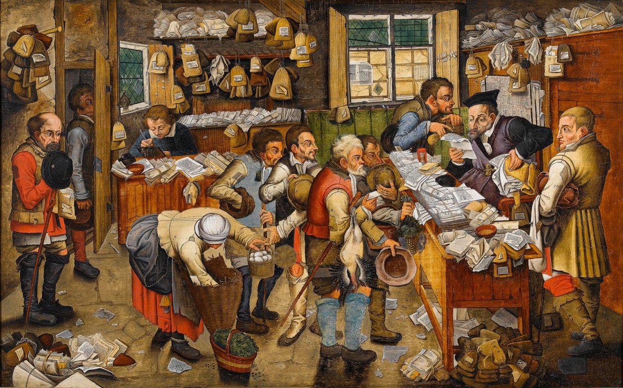 El pago de los diezmos de Pieter Brueghel the Younger