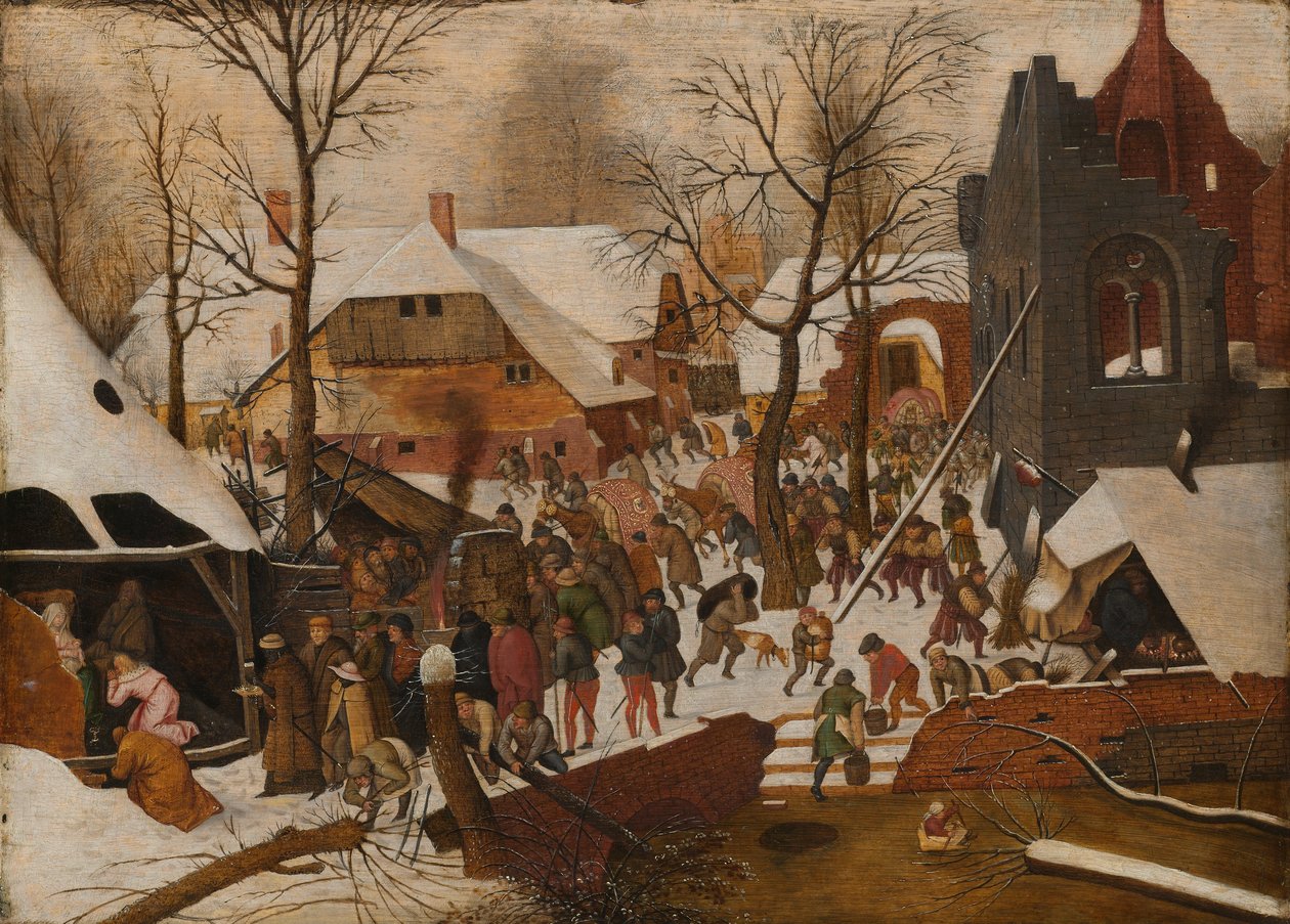 La adoración de los Reyes Magos de Pieter Brueghel the Younger