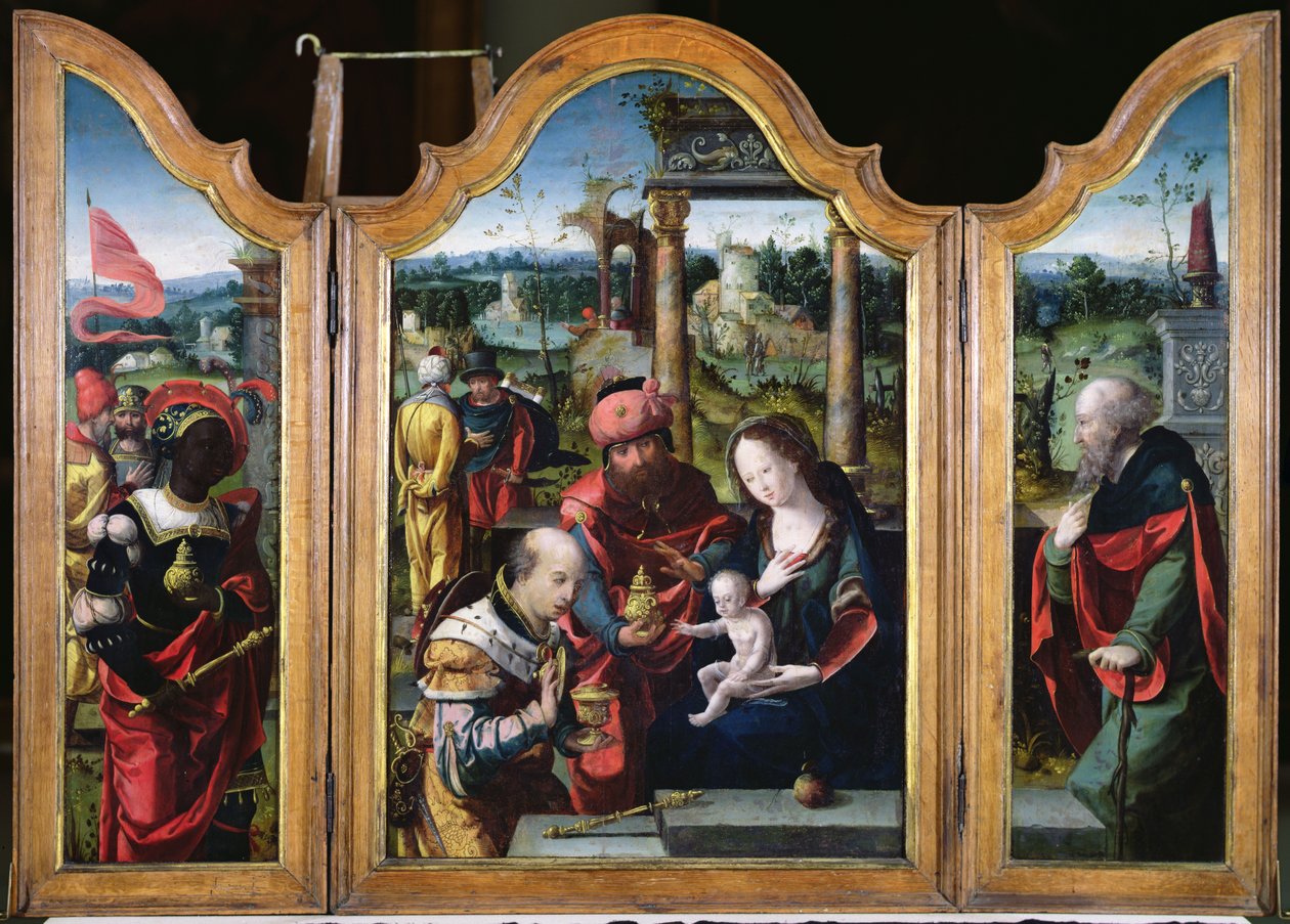 La Adoración de los Magos de Pieter Coecke van Aelst