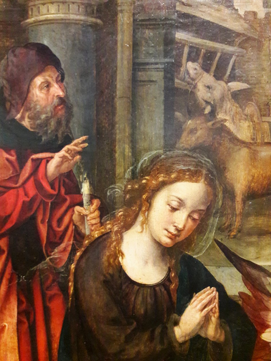 La Adoración de los pastores de Pieter Coecke van Aelst