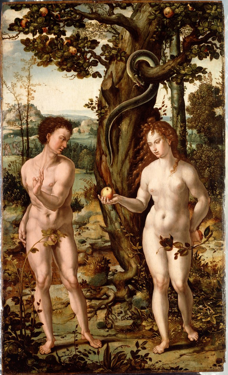 La caída del hombre de Pieter Coecke van Aelst