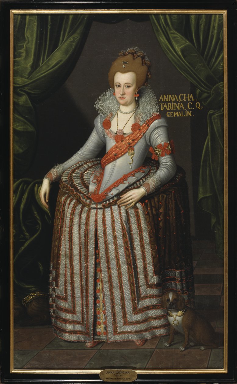 Ana Catalina de Brandeburgo, c.1600 de Pieter Fransz. Isaacsz.