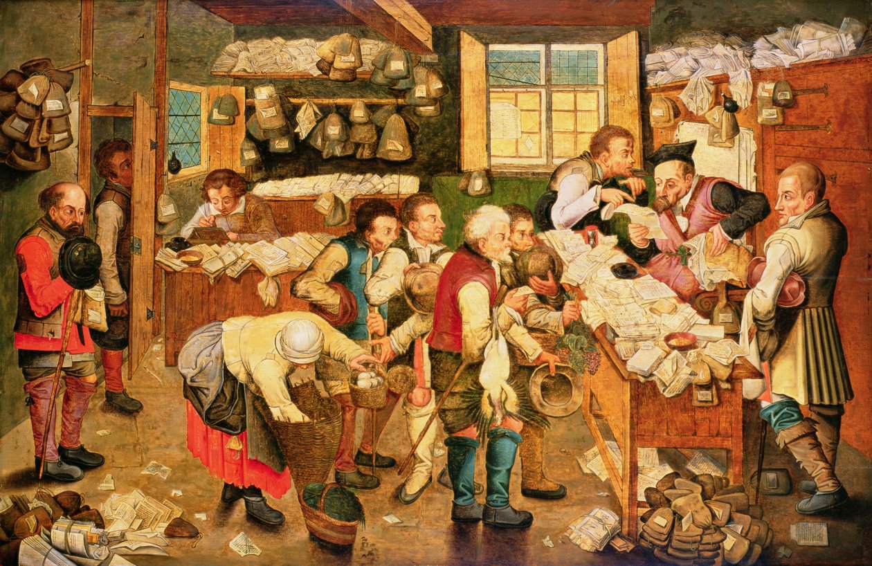 El Recaudador de Diezmos de Pieter III Brueghel