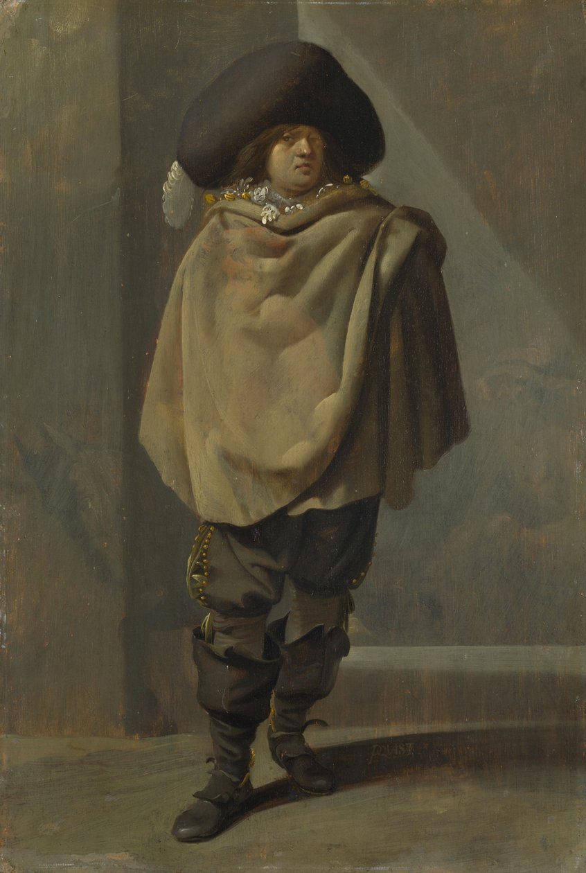 Un hombre de pie de Pieter Jansz. Quast