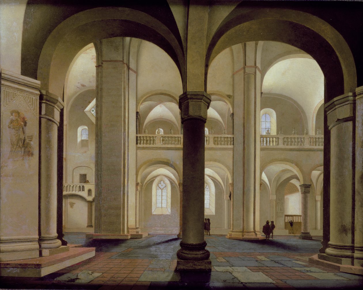 Interior de la iglesia de Santa María en Utrecht, 1637 de Pieter Janszoon Saenredam