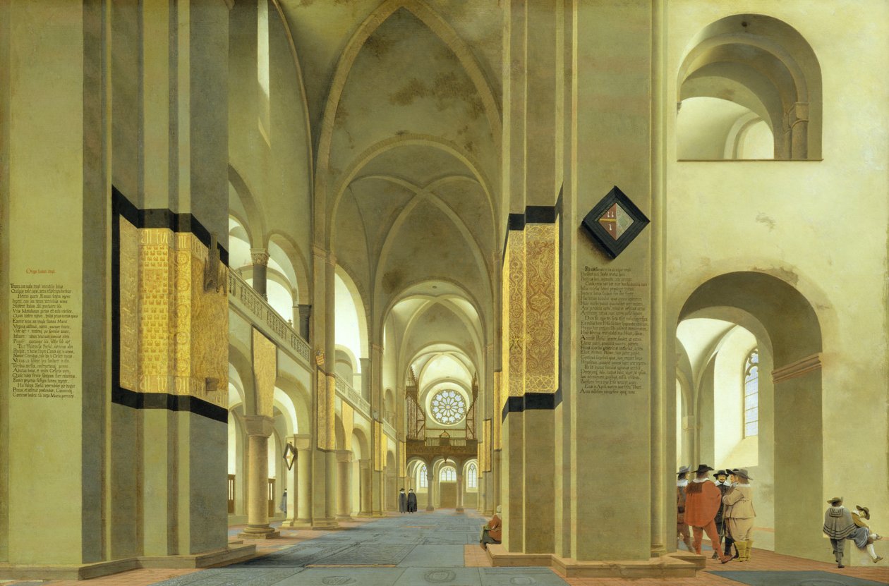 Interior de la Marienkirche en Utrecht, 1638 de Pieter Janszoon Saenredam