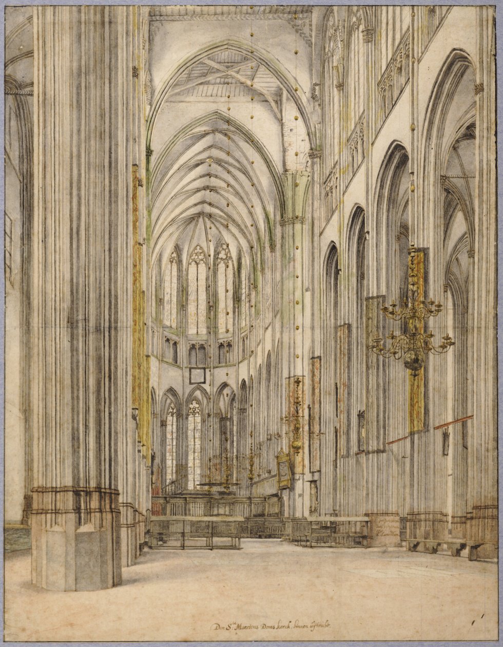 Interior de la catedral de San Martín en Utrecht de Pieter Janszoon Saenredam