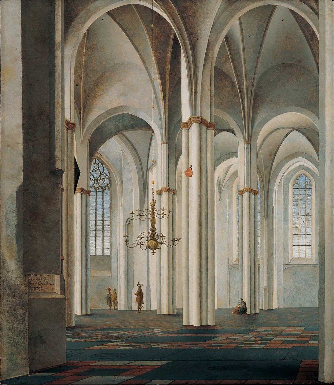 Interior de la Buurkerk, Utrecht de Pieter Janszoon Saenredam