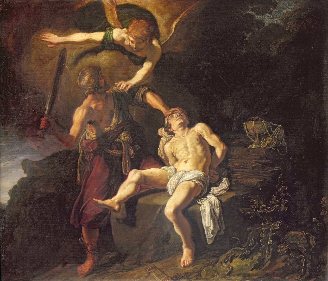 El sacrificio de Isaac, 1616 de Pieter Lastman