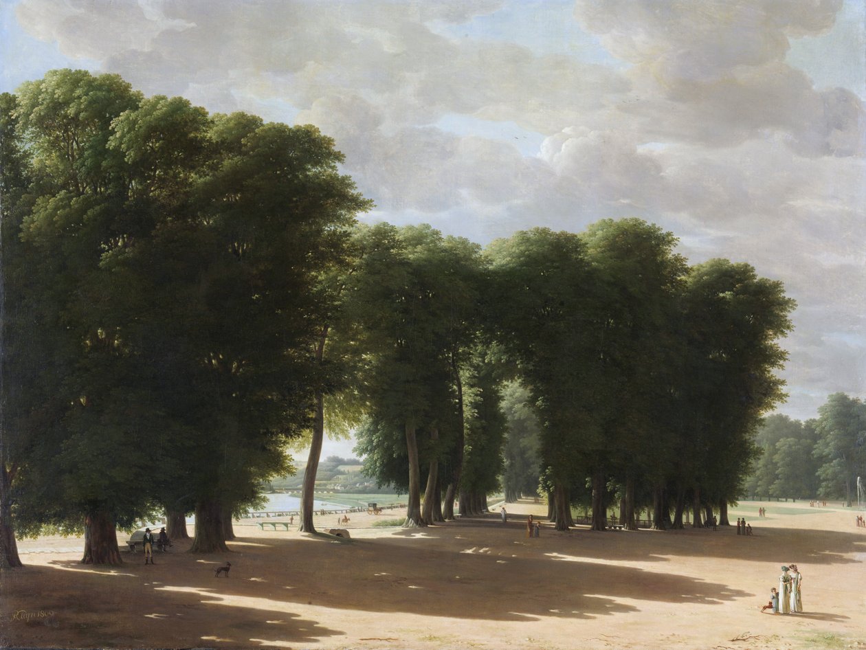 La Entrada al Parque de Saint-Cloud, París de Pieter Rudolph Kleijn