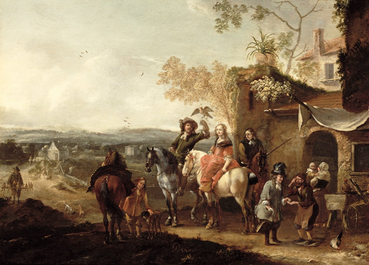 Los Halconeros de Pieter Wouwermans or Wouwerman