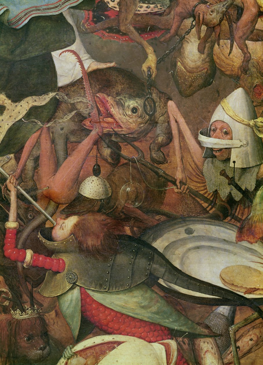 La Caída de los Ángeles Rebeldes (detalle del lado derecho), 1562 de Pieter Bruegel the Elder