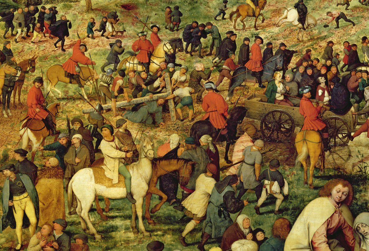 El camino al Calvario, 1564 (detalle) de Pieter Bruegel the Elder