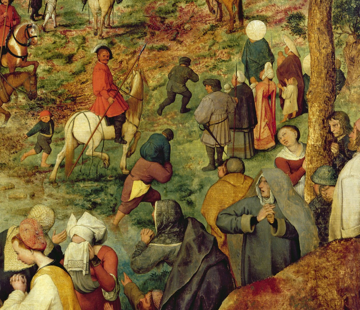 El camino al Calvario, 1564 (detalle) de Pieter Bruegel the Elder