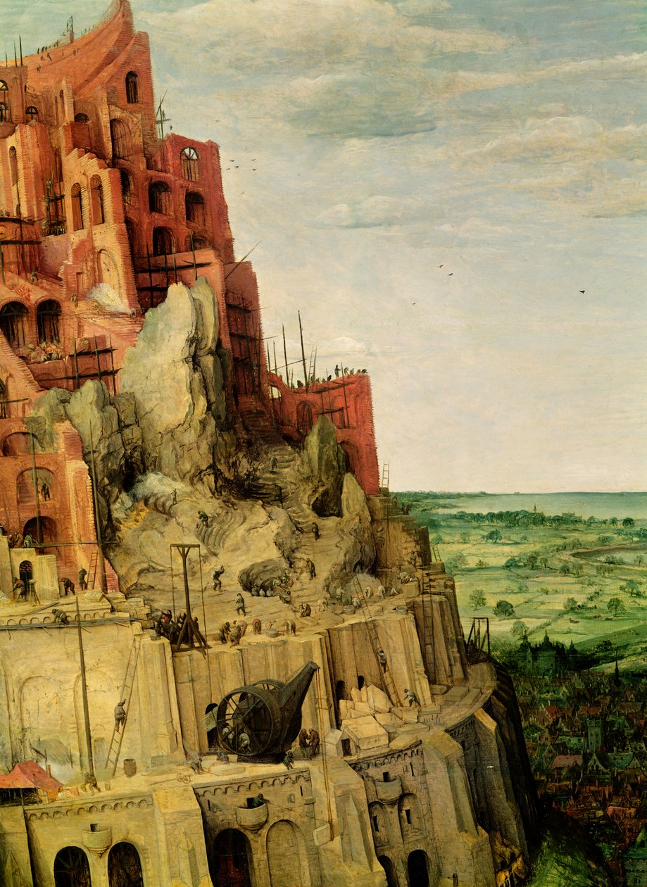 La torre de Babel (detalle) de Pieter Bruegel the Elder