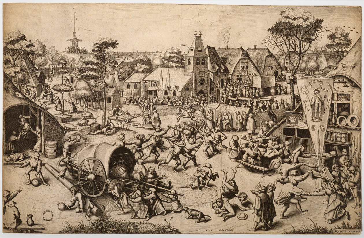 La feria en el día de San Jorge, c.1559-60 de Pieter the Elder after Bruegel