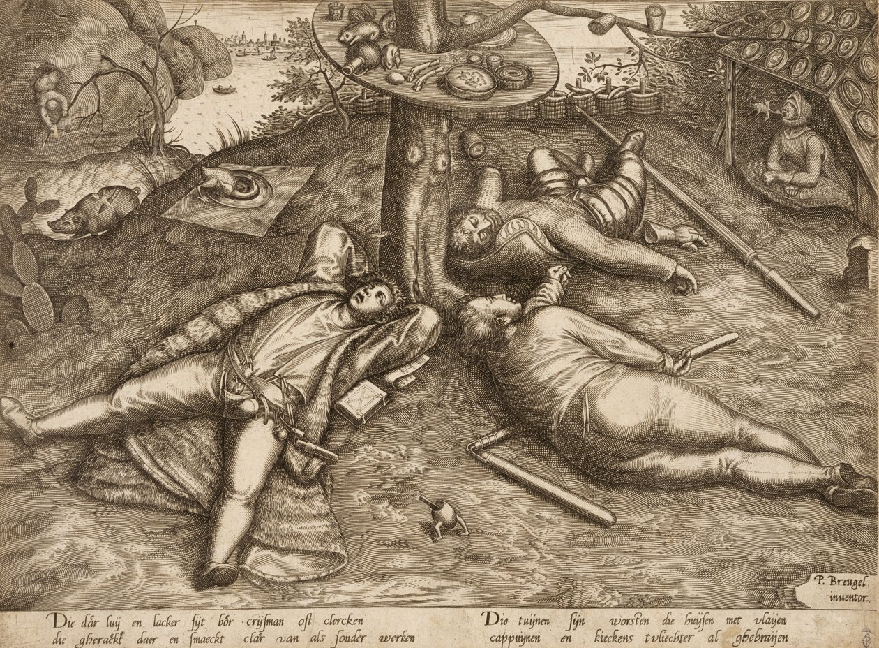 La Tierra de la Abundancia de Pieter the Elder after Bruegel