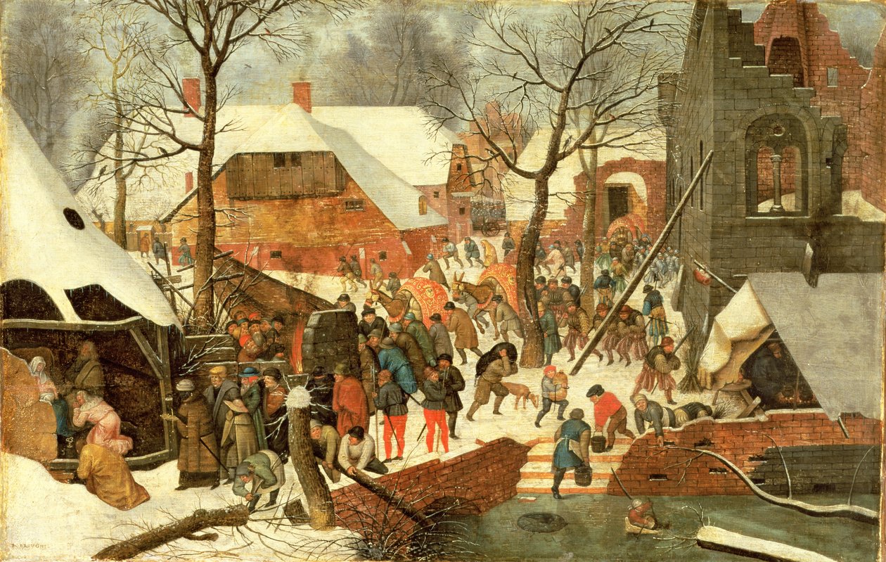 La adoración de los magos de Pieter Brueghel the Younger