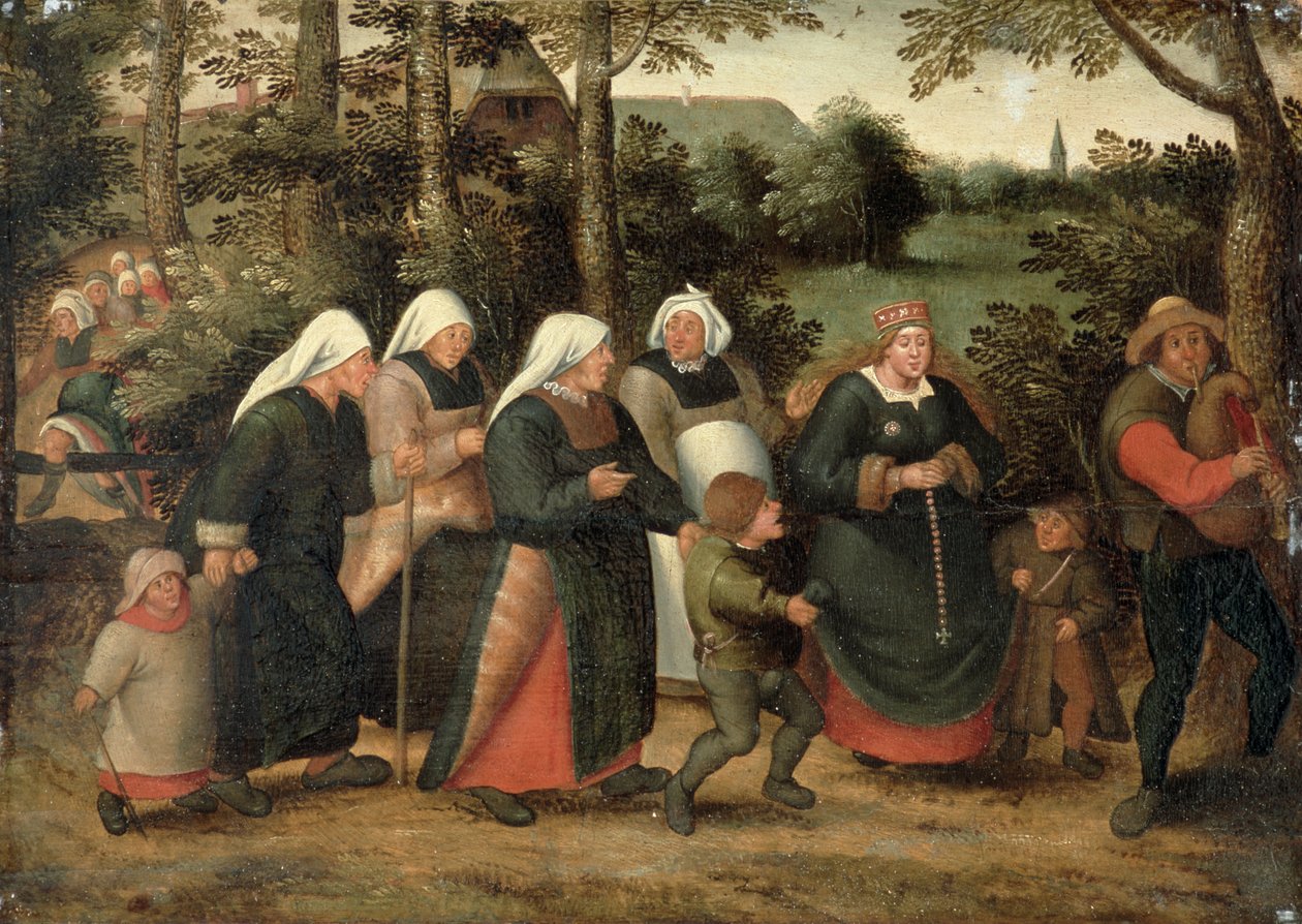 La procesión de la novia de Pieter Brueghel the Younger