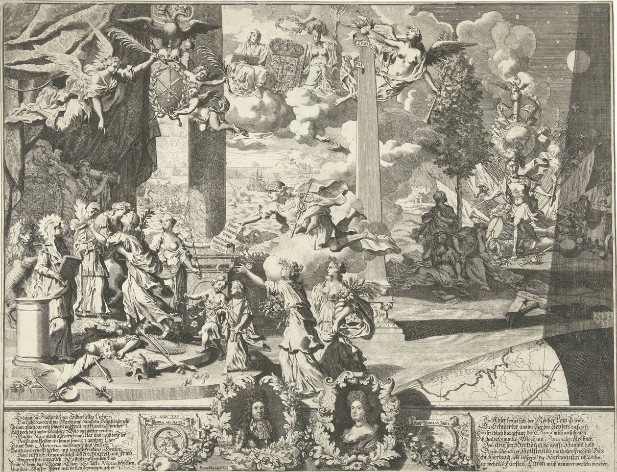 Alegoría sobre el Tratado de Altona de Pieter van den Berge