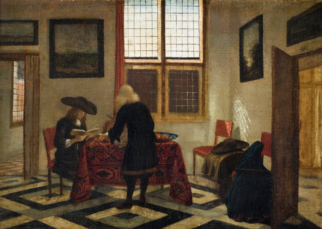 Escena interior de Pieter Janssens