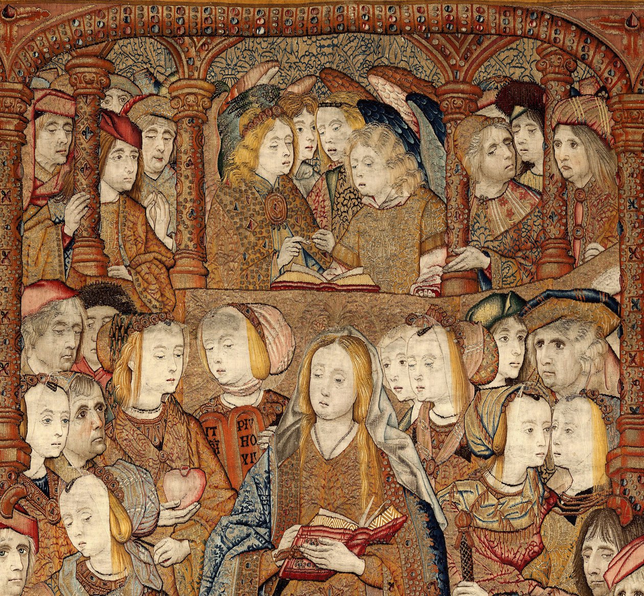 Triunfos de la Madre de Dios o Panos de Oro, c.1500-02 (tapiz) de Pieter (attr. to) Coecke van Aelst